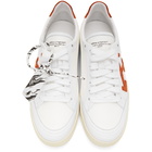 Off-White White and Orange 2.0 Sneakers