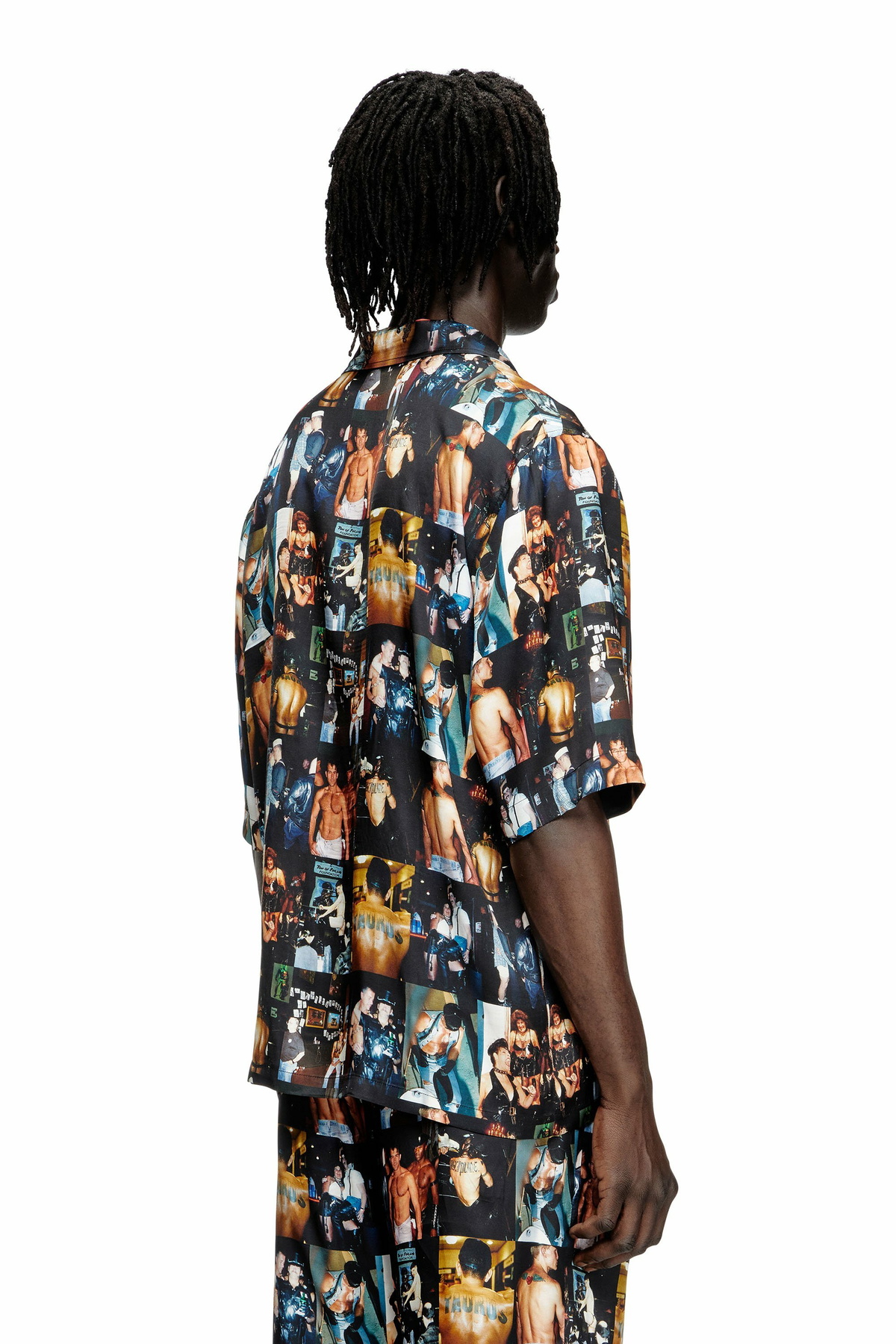 Diesel Bowling shirt with graphic prints - Shirts - Unisex - Black