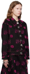 Chopova Lowena Black Mouse Denim Jacket
