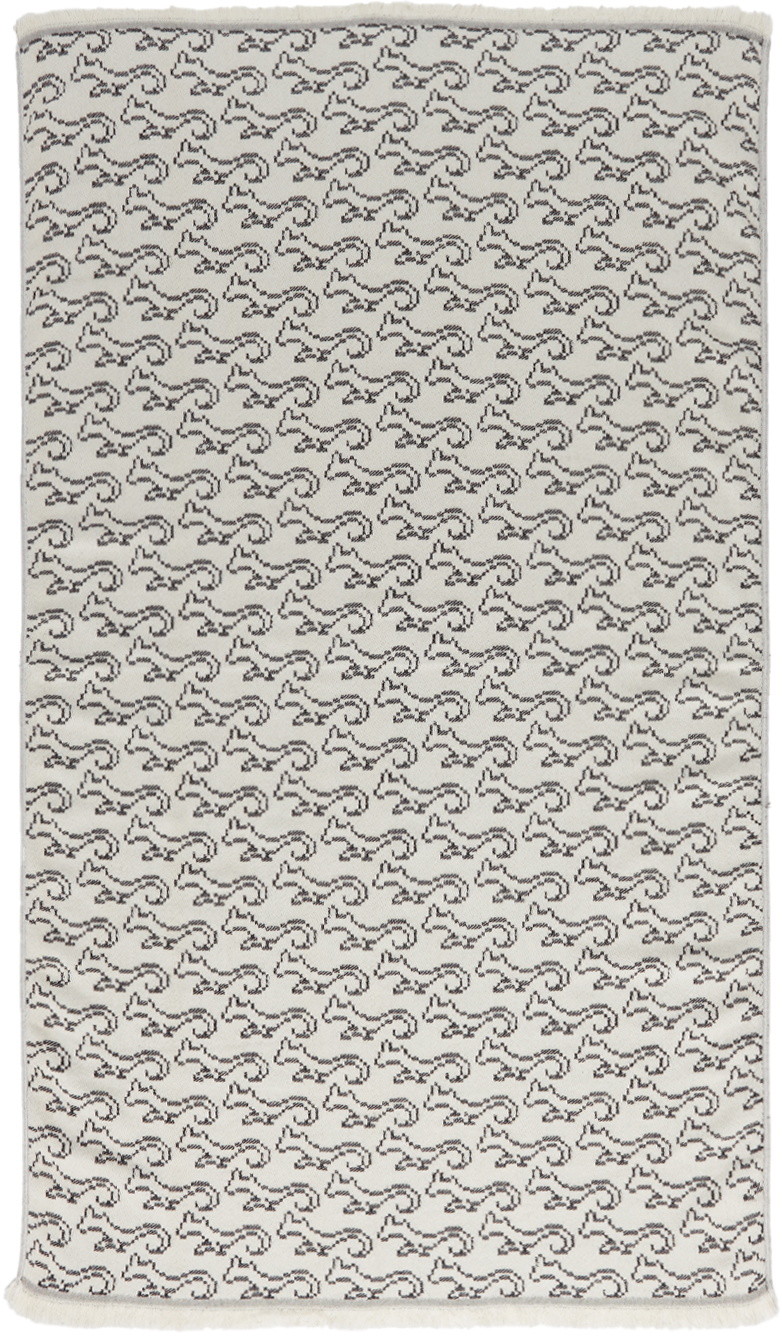 Serapis Off-White Hippocampus Towel