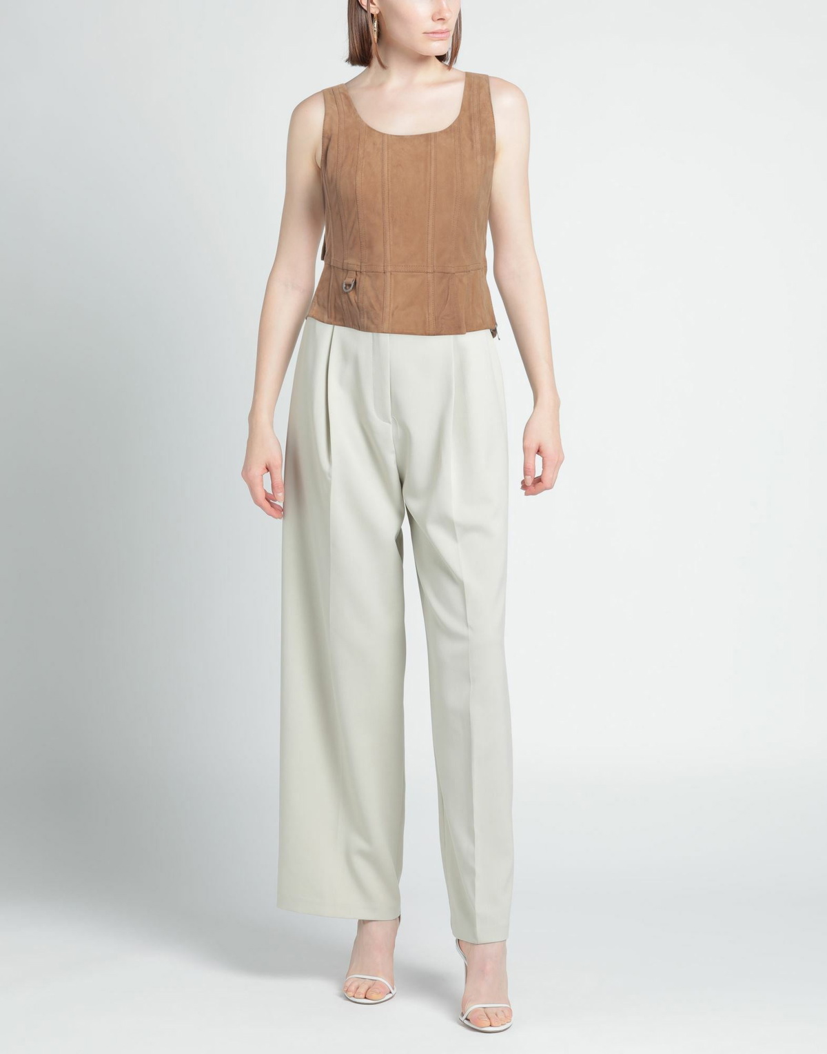 Saks Potts Womens Top Camel
