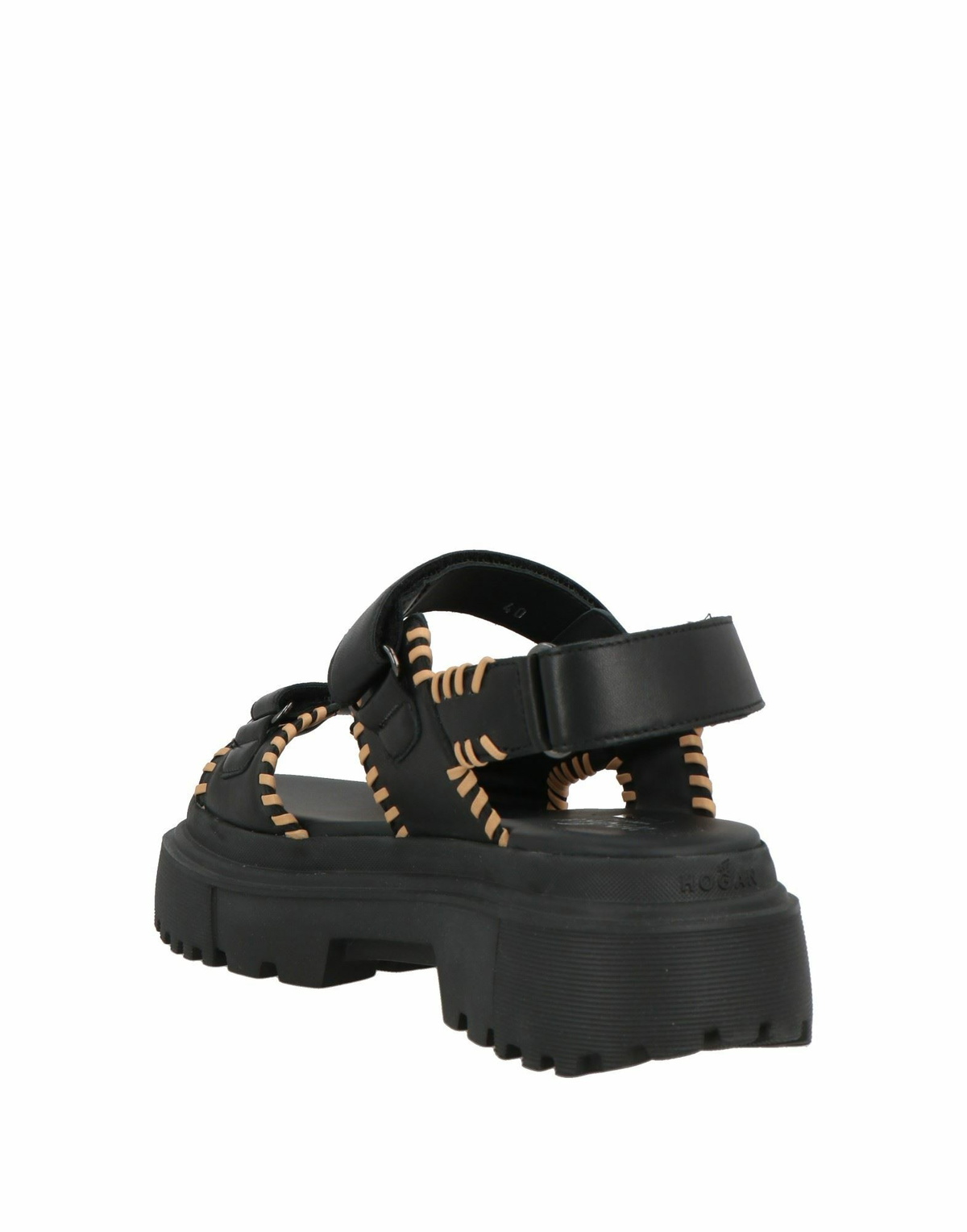 Hogan Womens Sandals in Black