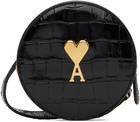 AMI Alexandre Mattiussi Black Round Paris Bag