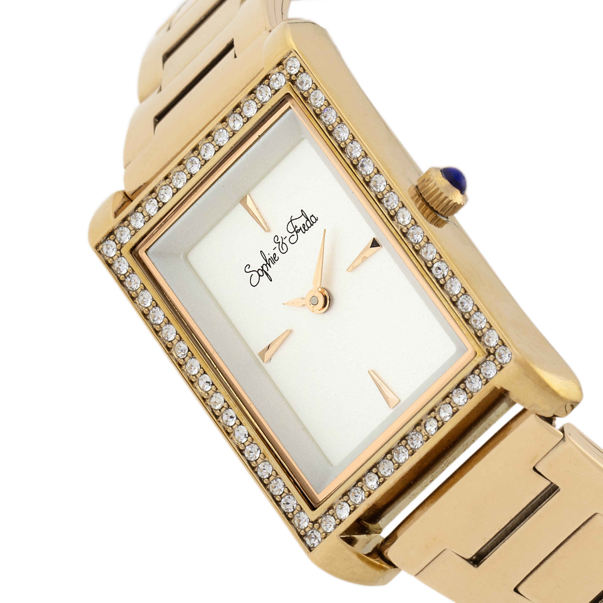 Sophie And Freda Wilmington Quartz Crystal Silver Dial Ladies Watch SF5602