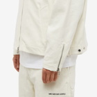 MKI Men's Canvas Work Jacket in Off White