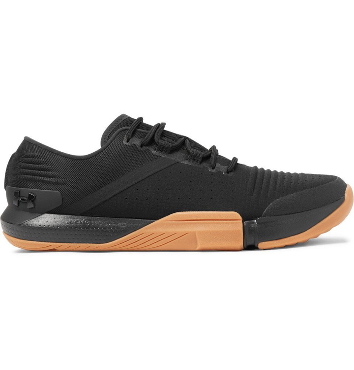 Photo: Under Armour - TriBase Reign Canvas and Ripstop Sneakers - Black