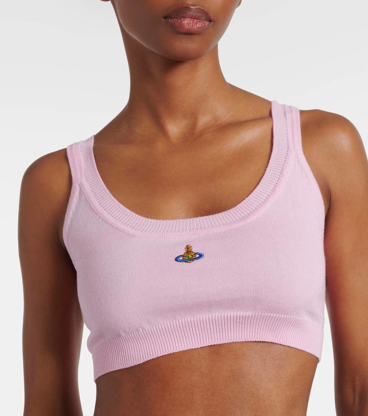 Vivienne Westwood Bea cotton and cashmere bra top