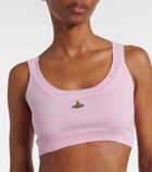 Vivienne Westwood Bea cotton and cashmere bra top
