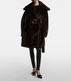 Coperni Logo belted coat