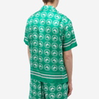Gucci Men's Bowling Aloha Shirt in Green
