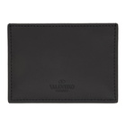 Valentino Black Valentino Garavani VLTN Card Holder