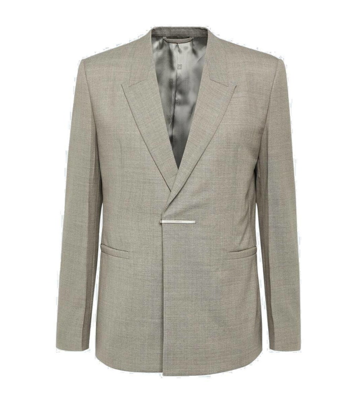 Photo: Givenchy Single-breasted wool blazer
