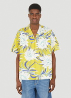 Floral Bowling Shirt in Yellow