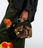 Dries Van Noten Small embellished top-handle bag