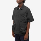 Uniform Bridge Men's Pullover Pocket Short Sleeve Shirt in Black