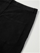 Nili Lotan - Carpenter Straight-Leg Cotton-Blend Twill Trousers - Black