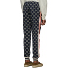 Gucci Navy GG Jacquard Lounge Pants