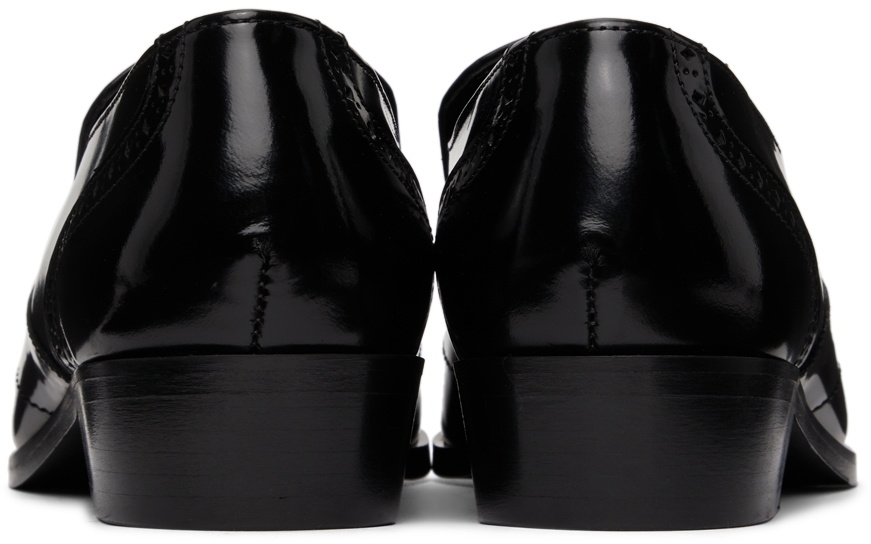 Stefan Cooke Black Pointy Single Loafers Stefan Cooke