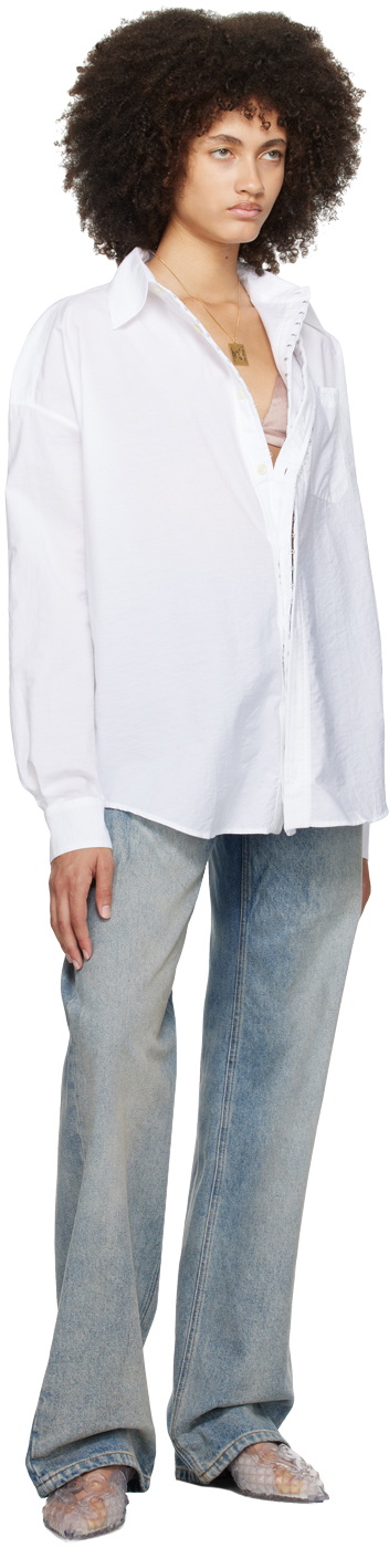 Y/Project White Hook-Eye Shirt Y/Project