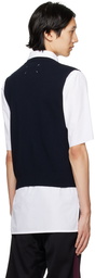 Maison Margiela Navy Cutout Vest