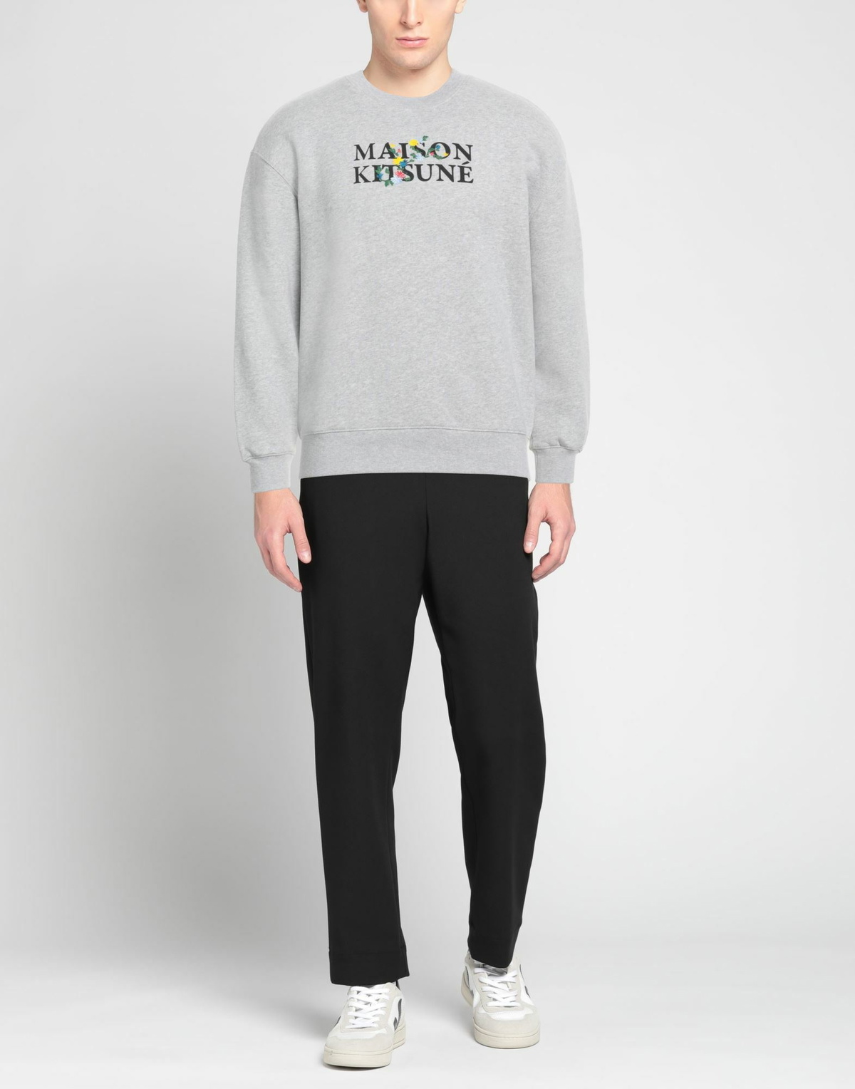 Maison Kitsuné Mens Sweatshirt Light in Grey
