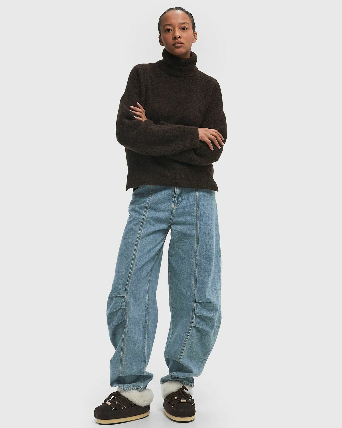 Gestuz AlphaGZ rollneck Brown Womens Pullover