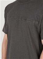 Logo Patch T-Shirt in Grey
