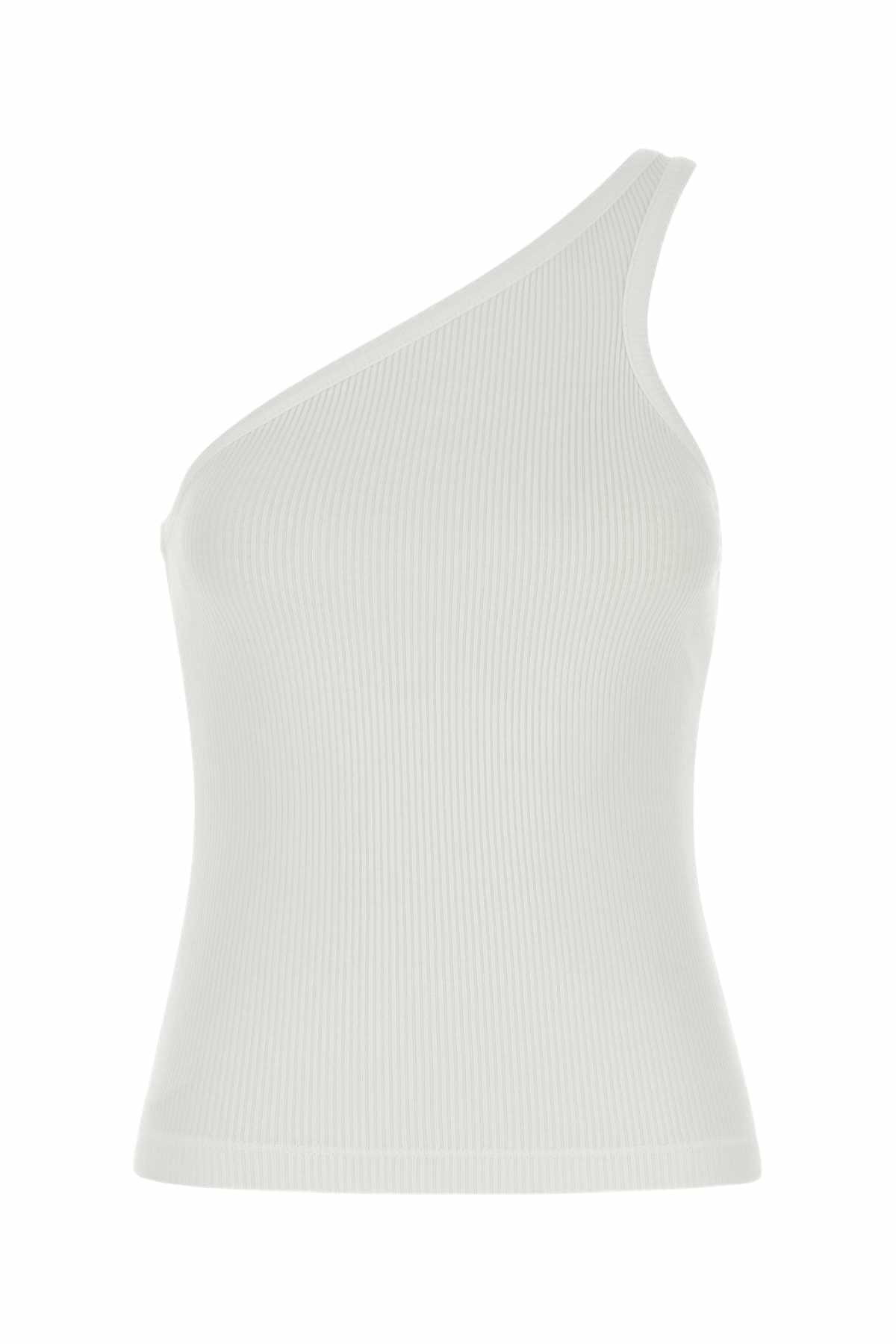 【送料&関税込】AGOLDE White Stretch Viscose Tank Top AGOLDE White Stretch Viscose Tank Top AGOLDE