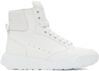 Alexander McQueen White Court High Sneakers