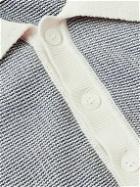 Altea - Slim-Fit Dégradé Cotton Polo Shirt - Gray