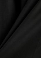 Matteau Cotton and Silk-blend Shirt Dress Black