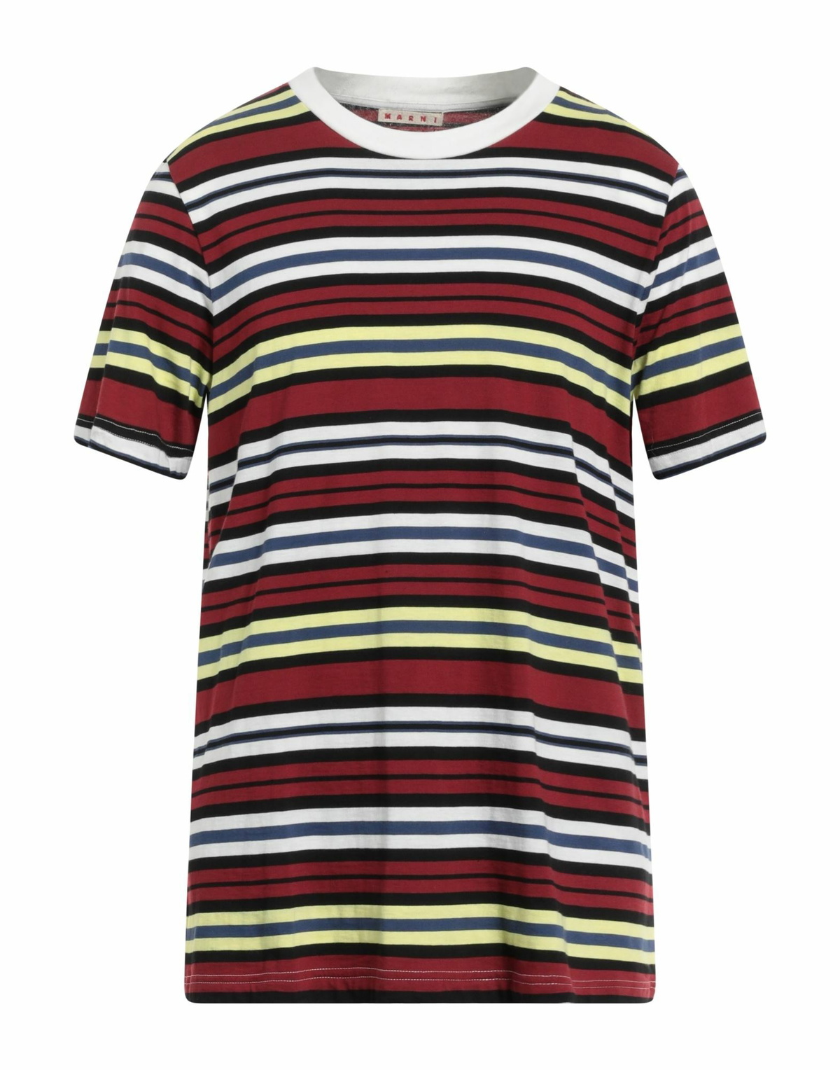Marni Mens T-shirt Burgundy