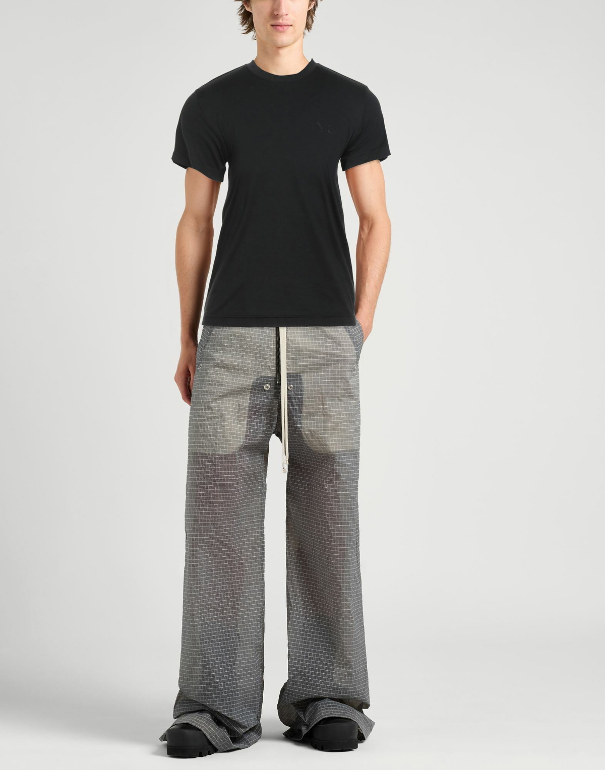 Y-3 Mens T-shirt in Black