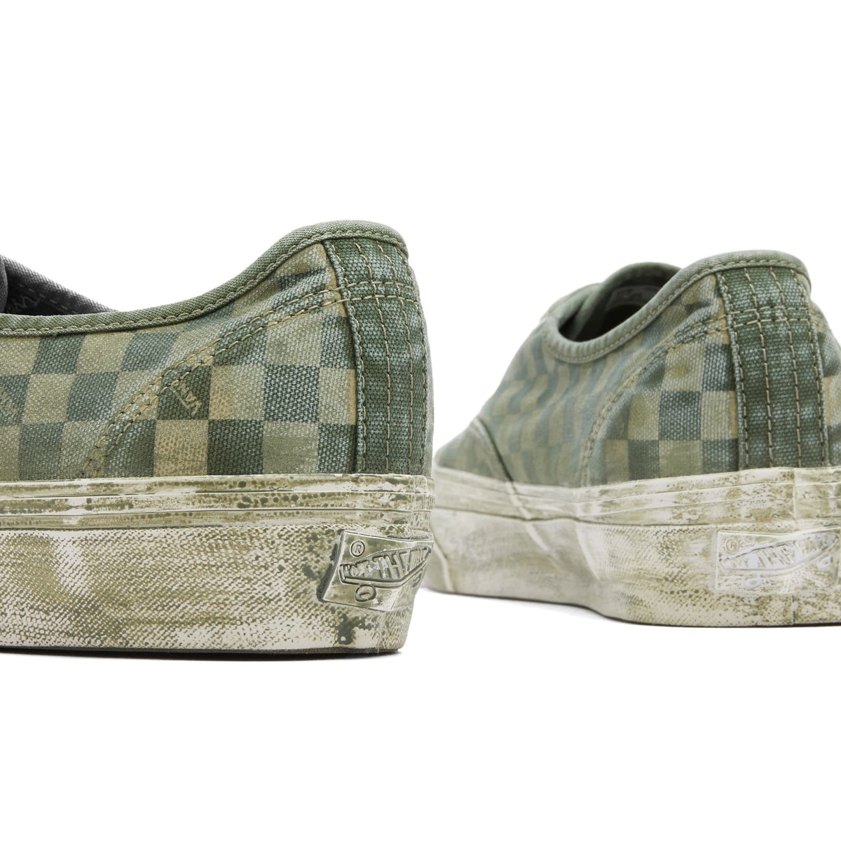 Vans Men's LX Authentic Reissue 44 in Dip Dye Checkerboard Twist