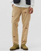 Edmmond Studios Embroidery Cord Pants Beige - Mens - Casual Pants