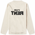 ERL Unisex For Rent Sweater in White