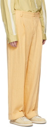 Jacquemus Yellow 'Le Pantalon Novi' Trousers