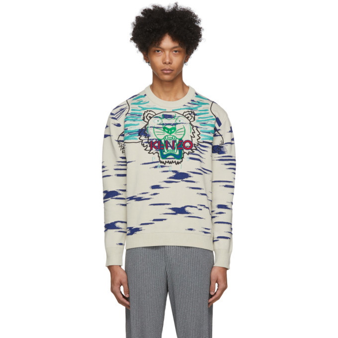 Photo: Kenzo Off-White Claw Tiger Sweater