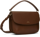 A.P.C. Brown Mini Sarah Shoulder Bag