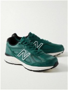 New Balance - 990v4 Leather Sneakers - Green