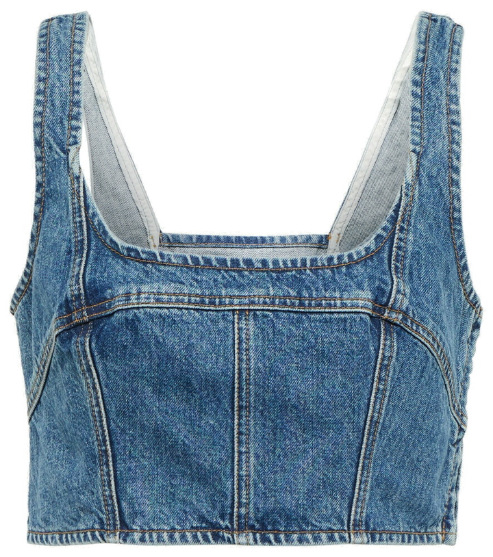 Photo: Frame - Denim bustier