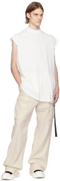 Rick Owens DRKSHDW White Jumbo T-Shirt