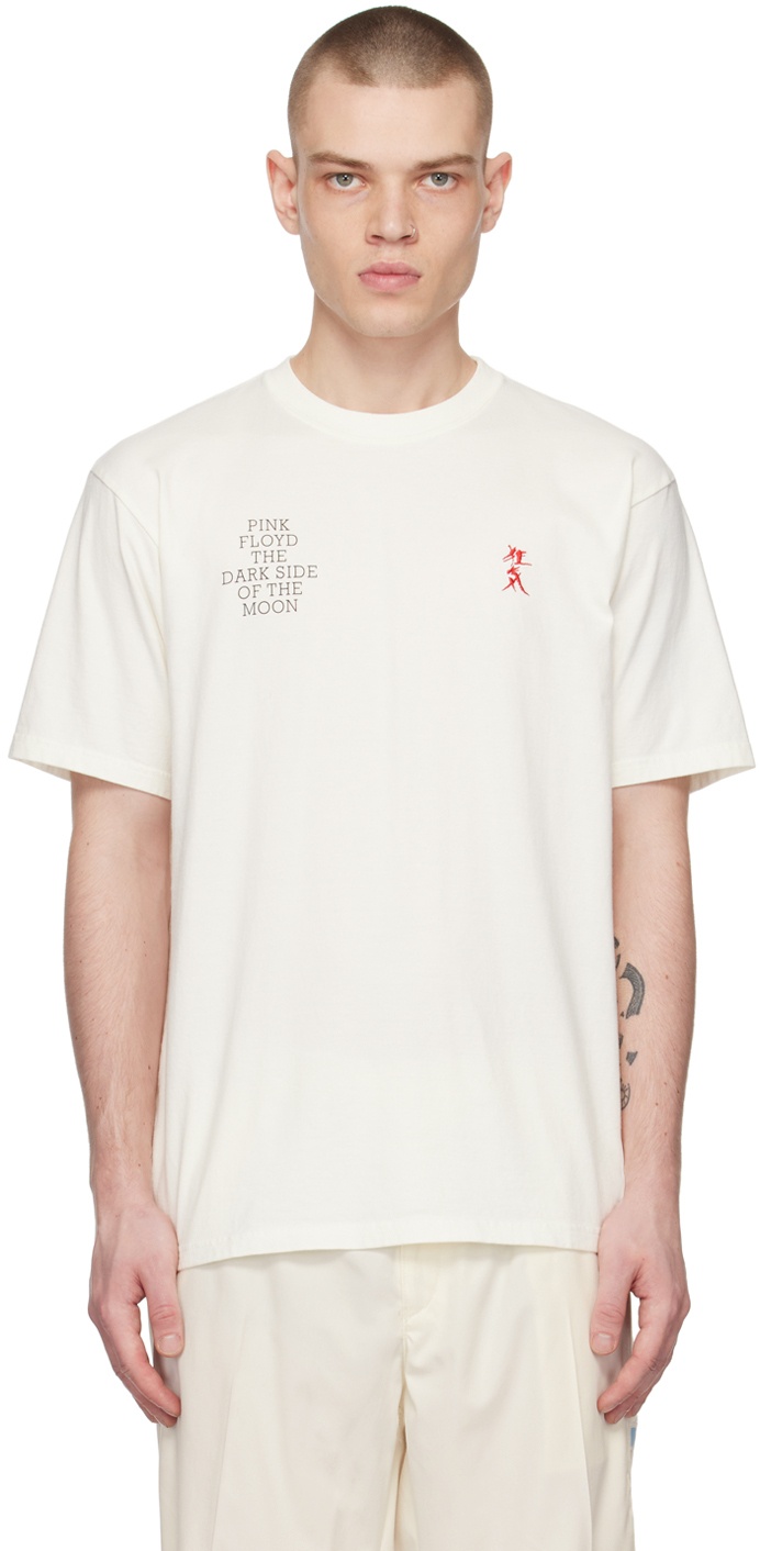 UNDERCOVER Off-White Embroidered T-Shirt Undercover