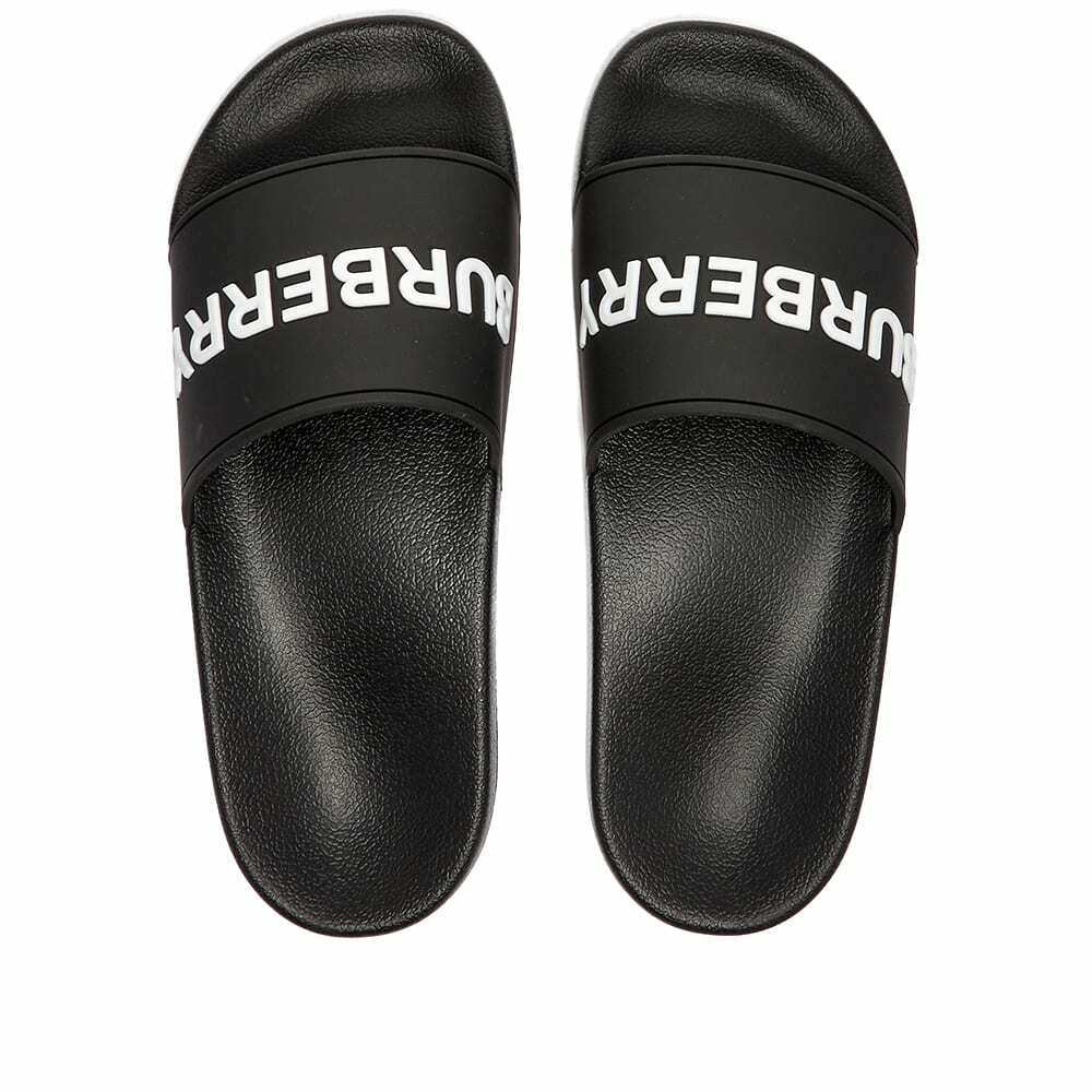 ★関税込★BURBERRY★ロゴ ディテール スライド ★ Burberry Logo Slide Blue Men's - 8069784 - US