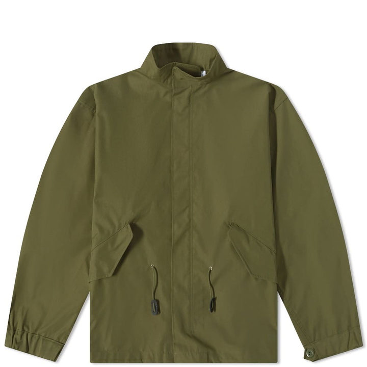 Photo: Uniform Bridge Men's Fishtail Short Jacket in Khaki