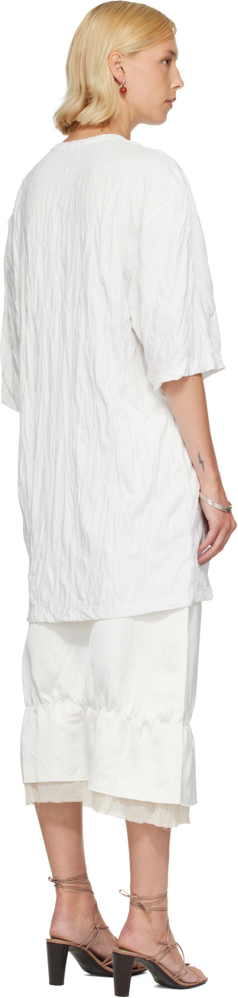 TOTEME White Relaxed Tee Minidress