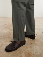 James Perse - Slim-Leg Stretch Cotton-Blend Trousers - Green