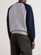 WTAPS - Ian Logo-Embroidered Cotton-Blend Sweater - Gray
