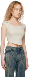 Han Kjobenhavn Beige Layered Tank Top