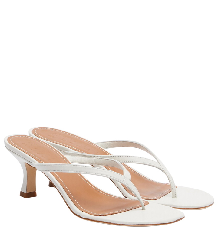 Photo: Staud Freja leather thong sandals